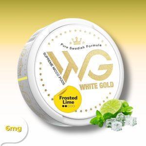 פאוץ' ניקוטין בטעם Frosted Lime בעוצמה 12mg – WhiteGold Israel