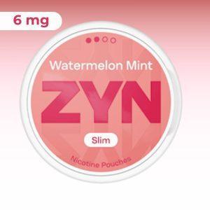 ZYN Watermelon Mint Slim 6mg nicotine pouches – original Swedish formula