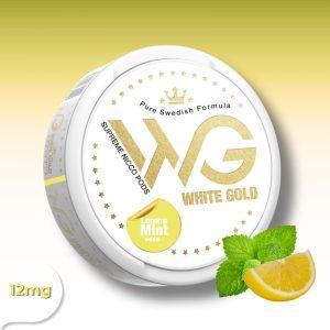 פאוץ ניקוטין White Gold Lemon Mint 12mg