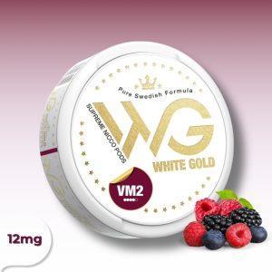 פאוץ ניקוטין White Gold VM2 Cherry 12mg בטעם דובדבן
